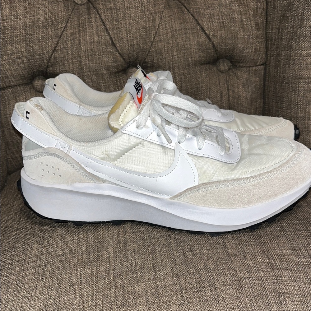 Nike Waffle White/ Off White Sneakers men's 8